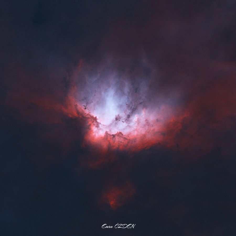 NGC 7380 — Büyücü Bulutsusu (yakın plan, yıldızsız)