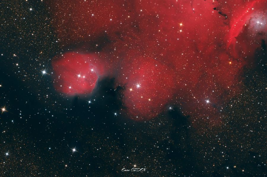 NGC 6559 — Yay'da Bir Yıldız Doğumevi